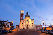 The Church of St. Mary of Mount Berico at dusk, Vicenza, Veneto, Italy.