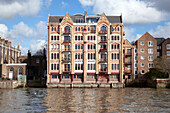 Oliver's Wharf-Gebäude, London, Großbritannien, UK