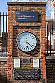 The 24 hours clock of the Royal Observatory Greenwich, Greenwich, London, Great Britain, UK