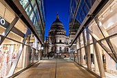 St. Paul’s Cathedral from the gallery of One New Change center, London, Great Britain, UK