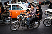 Traffic on the streets of Tabriz