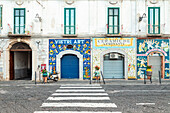 The traditional Pottery shops of Vietri sul Mare, Salerno province, Campania region, Italy, Europe