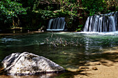 Fluss Treja, Mazzano romano, Rom, Italien