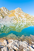 Lac Cornouy, Vallon de la Mandaz, Valle di Champorcher, Aosta-Tal, Italienische Alpen, Italien