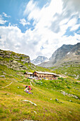 Schutzhütte Chalet de l Epee, Valgrisenche, Aostatal, Italienische Alpen, Italien