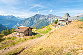 Refuge Bertone, Val Sapin, Vallee d Aoste, Italian alps, Italy