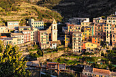 Village of Manarola, Cinque Terre National Park, municipality of Riomaggiore, La Spezia province, Liguria district, Italy, Europe