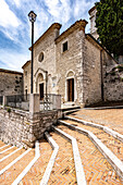 Romanesque style church dedicated to San Bartolomeo in Campobasso. Campobasso, Molise, Italy, Europe