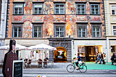 Gemalte Haus, painted house,in Herrengasse street, Graz, Austria