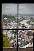 Blick von der Festung Hohensalzburg, Salzburg, Österreich