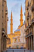 Mohammad Al-Amine Moschee in der Souk Abou Nasser Straße, Innenstadt, Beirut, Libanon