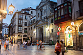 Straße Portal de Zamudio, Altstadt (Casco Viejo), Bilbao, Spanien