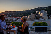 Guggenheim Museum from Gran Hotel Domine rooftop, Bilbao, Spain