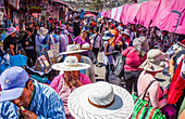 Street scene, La Cancha market, Cochabamba, Bolivia
