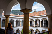 Courtyard of Botero Museum, Bogota, Colombia
