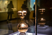 Poporo Quimbaya, Präkolumbianische Goldschmiedesammlung, Goldmuseum, Museo del Oro, Bogota, Kolumbien, Amerika