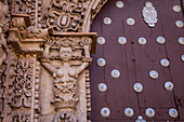 Detail, facade of San Lorenzo church, Potosi, Bolivia