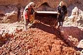 Bergleute in der Pailaviri-Mine, Cerro Rico, Potosi, Bolivien