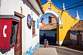 Arco de Mejillones,calle Mejillones, Potosi, Bolivien