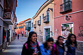 Calle Sucre, Potosi, Bolivien