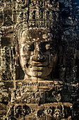 Detail, Bayon-Tempel, Angkor Thom, Angkor, Siem Reap, Kambodscha