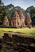 Preah Ko Tempel (Roluos Gruppe), Archäologischer Park von Angkor, Siem Reap, Kambodscha