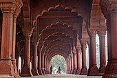 Diwan-i-Am, in Red Fort, Delhi, India