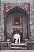 Gate of gardens, in Humayun's tomb, Delhi, India