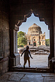 Sheesh Gumbad from Bara Gumbad, Lodi Garden, New Delhi, India