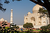 Taj Mahal, UNESCO-Weltkulturerbe, Agra, Uttar Pradesh, Indien
