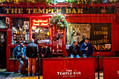 Facade, The Temple Bar, a traditional pub in the Temple Bar entertainment district, Dublin, Ireland.