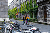 Alley, in Trinity College, Dublin, Ireland
