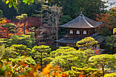 Silberner Pavillon, Ginkaku ji-Tempel, Kyoto, Kansai, Japan