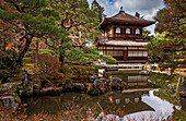 Silberner Pavillon, im Ginkaku ji-Tempel, Kyoto, Kansai, Japan