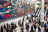 Subway, Shibuya station, Tokyo, Japan, Asia