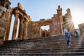 Entrance, Temple of Bacchus, Baalbeck, Bekaa Valley, Lebanon