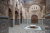 Medersa oder Madrasa el-Attarine,medina, Fez el Bali, Fez, Marokko