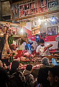 Butcher shop, medina, Fez. Morocco