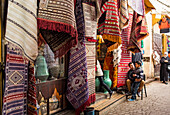 Teppichgeschäft, Medina, Fez. Marokko