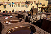 Gerbereien von Chouwara. Fez. Marokko