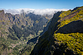 Landscape and Curral das Freiras, Madeira, Portugal