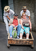 Carreiros do Monte, Wicker Toboggan Sled Ride from Monte to Funchal, Funchal, Madeira, Portugal