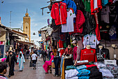 Straßenmarkt, Souika-Straße, Medina, Rabat. Marokko