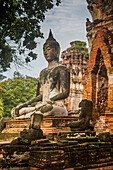 Wat Mahathat-Tempel, in Ayutthaya, Thailand