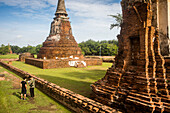 Wat-Mahathat-Tempel, in Ayutthaya, Thailand