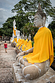 Wat Yai Chai Mongkhon Tempel, Ayutthaya, Thailand