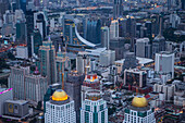 Skyline von Bangkok, Stadtzentrum, Thailand