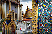 Smaragd-Buddha, Wat Phra Kaeo Tempel, Großer Palast, Bangkok, Thailand