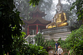 Buddha-Statue, im Wat Phra That Doi Suthep Tempel von Chiang Mai, Thailand