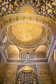 Ceiling of Gur-e-Amir mausoleum, Samarkand, Uzbekistan